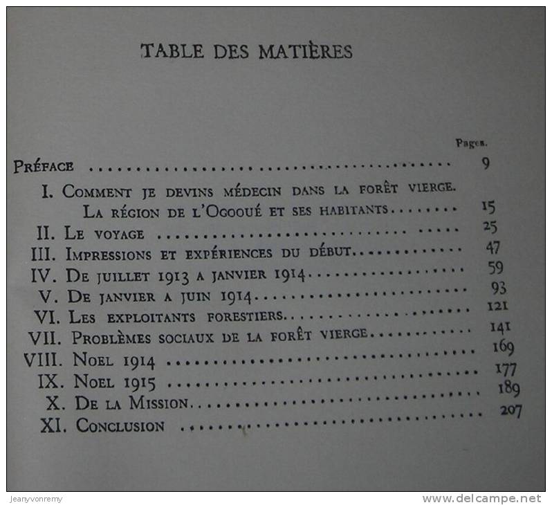 A L´orée De La Forêt Vierge. Par Albert Schweitzer. 1952. - Autres & Non Classés