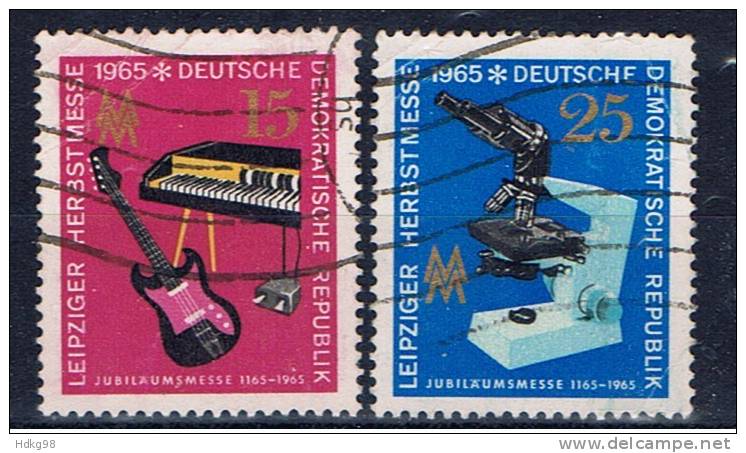 DDR 1965 Mi 1131-32 Messe Leipzig - Gebraucht