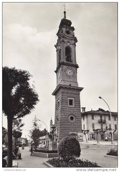 $3- 1868- Poirino Campanile E Piazza Italia - Torino -  F.p. Viaggiata - Altri & Non Classificati