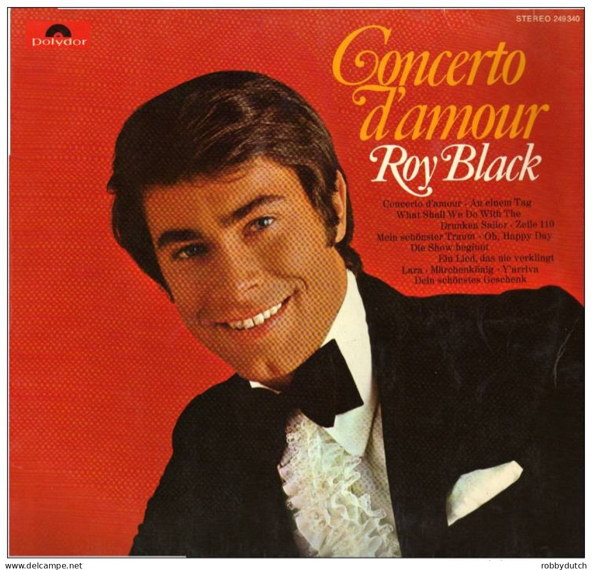 * LP *  ROY BLACK - CONCERTO D'AMOUR (Germany 1969) - Sonstige - Deutsche Musik