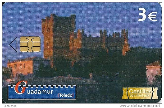 España Spain Private Phonecard CASTILLOS CON HISTORIA " GUADAMUR - TOLEDO" Castle - Privatausgaben