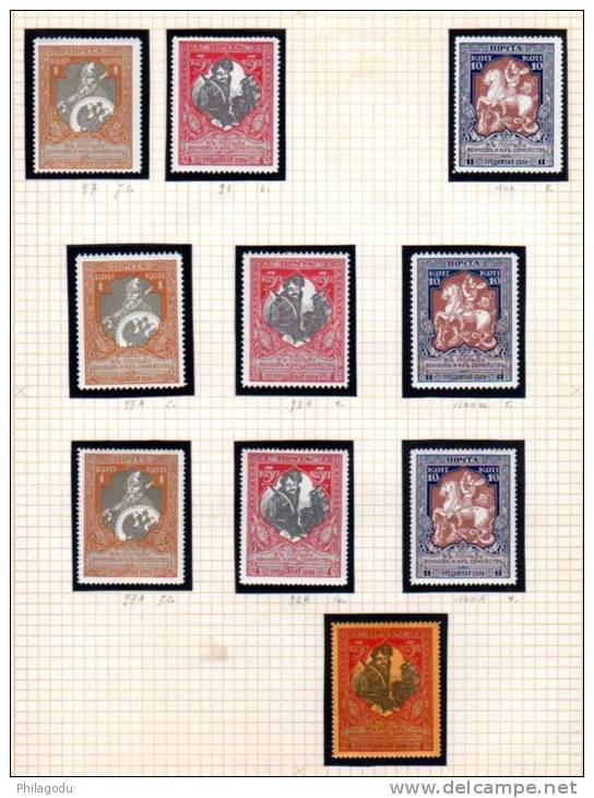 Timbre Bienfaisance, Entre 94* Et 109*, Cote 48 €, - Unused Stamps