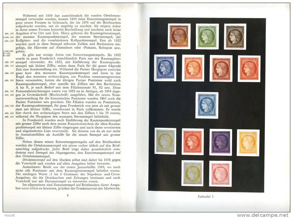 Hofinger ,Wilhelm:  Monographie Der Französischen Briefmarke, Band 1 Als Erstausgabe Von 1950 In Tadelloser Erhaltung, - Guides & Manuels