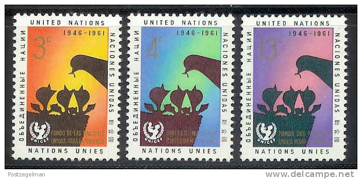 UNO 1961 MNH Stamp(s) Unicef 111-113 - Other & Unclassified