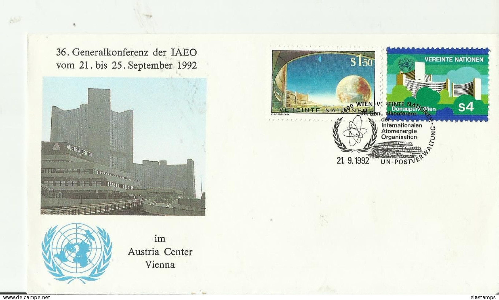 = UNO WIEN FDC1992 - FDC