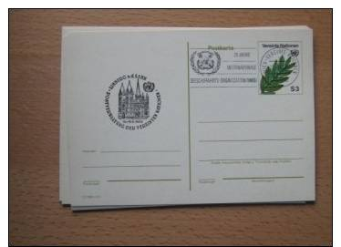 UNO 471 Wien 27.06.83 Postkarte IMO Cachet Limburg Lahn - Otros & Sin Clasificación