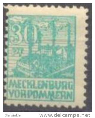 Mecklenburg 1946 Abschiedsserie Mi 39ya / Sc 12N24 / YT 34  Postfrisch/neuf/MNH Geprüft/signé Kramp BPP - Neufs