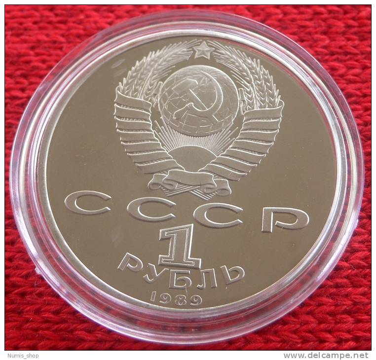 UdSSR - CCCP - 1 Rubel - 1989 - 150 Geb. Von M. Mussorgski - PP - Mit Zertifikat! - Russie