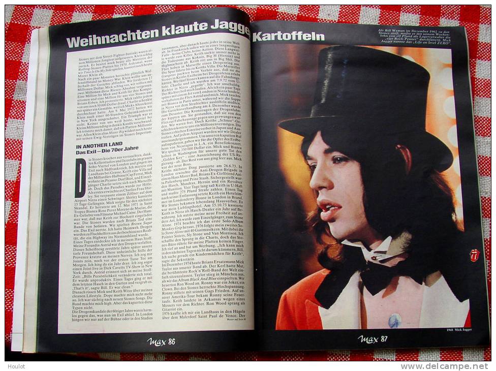 Max 9/91 Die Roling Stones Exklusiv: Die Wahrheit: Max: Die September-Ausgabe 1991 Mit Dem Stones Exklusiv- Interview, - Fotos