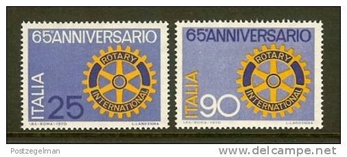 ITALIA 1970 MNH Stamp(s) Rotary Club 1321-1322 - Rotary, Lions Club