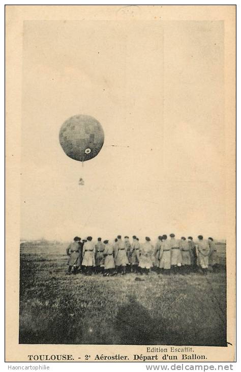 Toulouse : 2eme Aerostier Depart D'un Ballon - Fesselballons