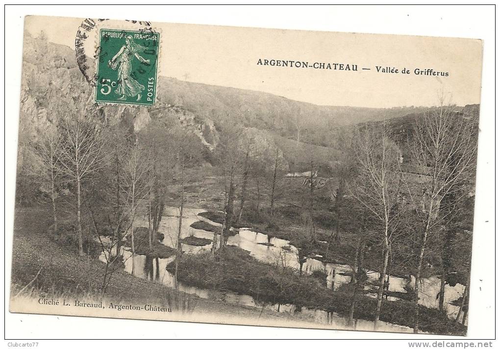 Argenton-Château (79) : La Vallée De Grifferuscen 1906. - Argenton Chateau