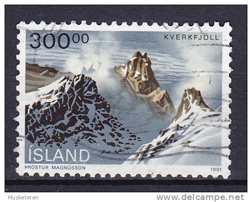 Iceland 1991 Mi. 741     300.00 Kr Landschaft Kverkfjöll - Oblitérés