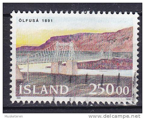 Iceland 1992 Mi. 769     250.00 Kr Brücke Bridge Pont - Oblitérés