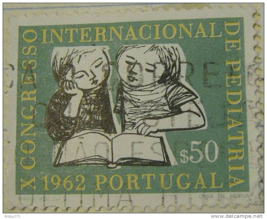 Portugal 1962 Children With Book 50c - Used - Usati