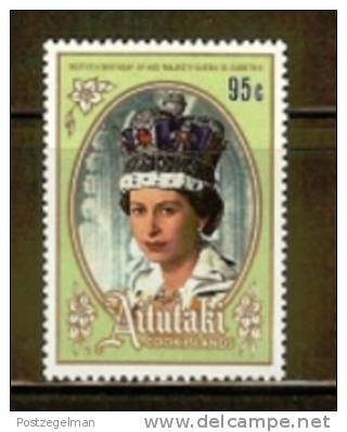 AITUTAKI 1986 MNH Stamp(s) Queen EII Birthday 582 - Familles Royales