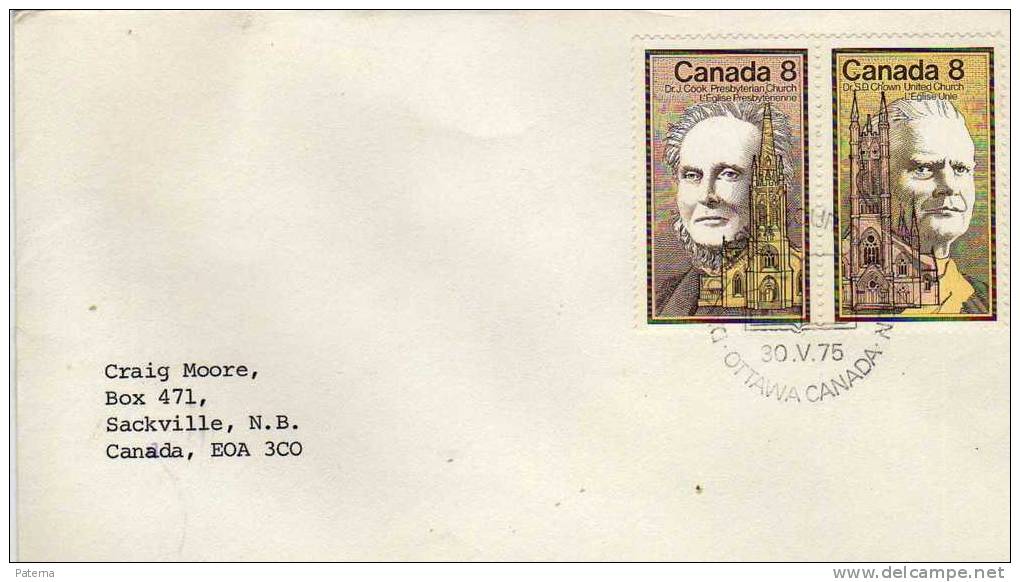 FDC, Ottawa Ontario 1975, Canada - 1971-1980