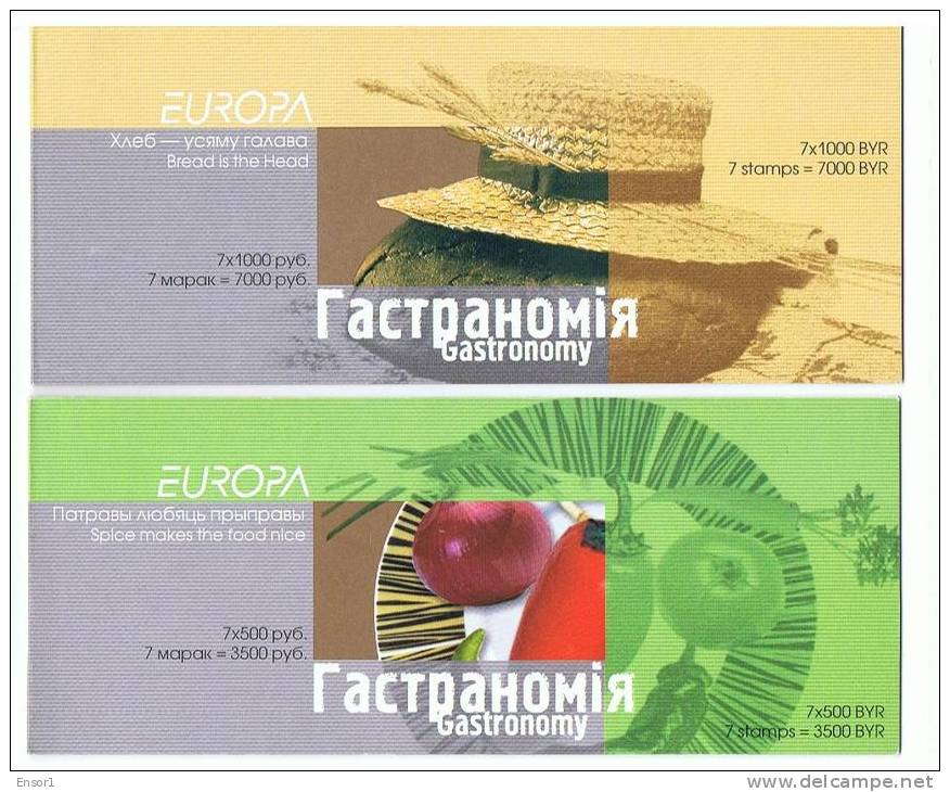 2005 Europa - Gastronomie - Belarus - Booklet, Carnet,MH 9+10 (xx) - 2005