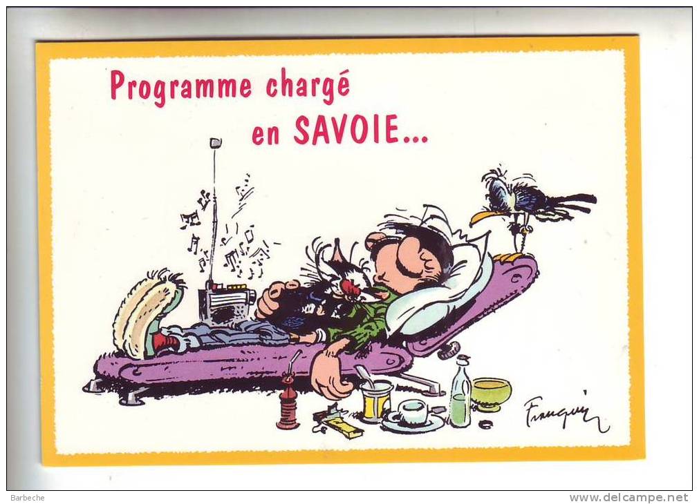 LAGAFFE  "Gaston Futé " -7201 .- Programme Chargé En SAVOIE - Comics