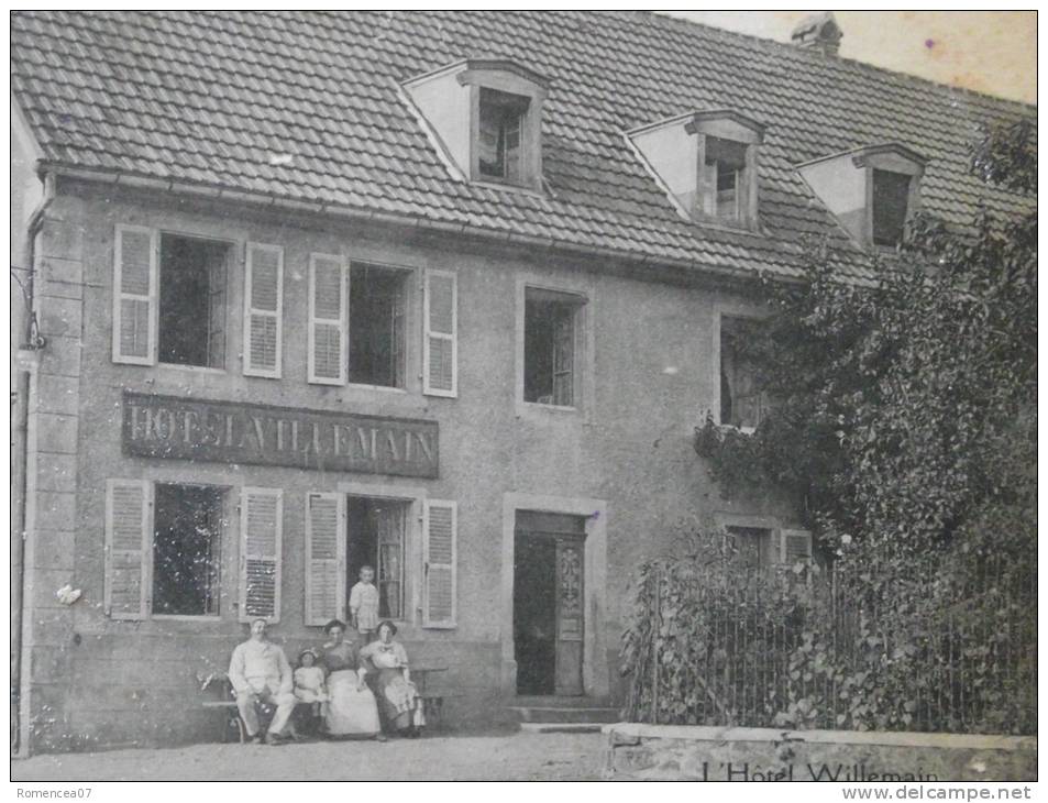 ROUGEMONT-le-CHÂTEAU (Territoire De Belfort) - L´Hôtel Willemain - Belle Animation - 27 Août 1914 - Cliché TOP ! - Rougemont-le-Château