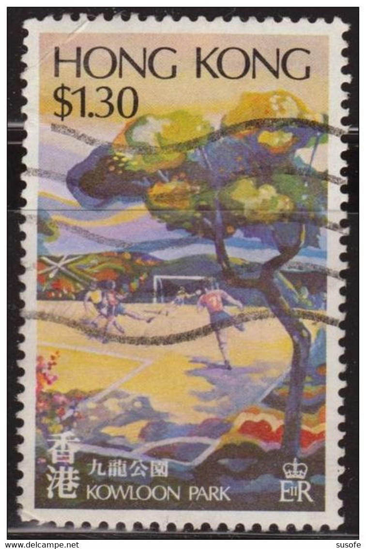 Hong Kong China 1980 Scott 367 Sello º Jardines Botanicos Kowloon Park Michel 366 Yvert 360 Stamps Timbre Briefmarke - Used Stamps