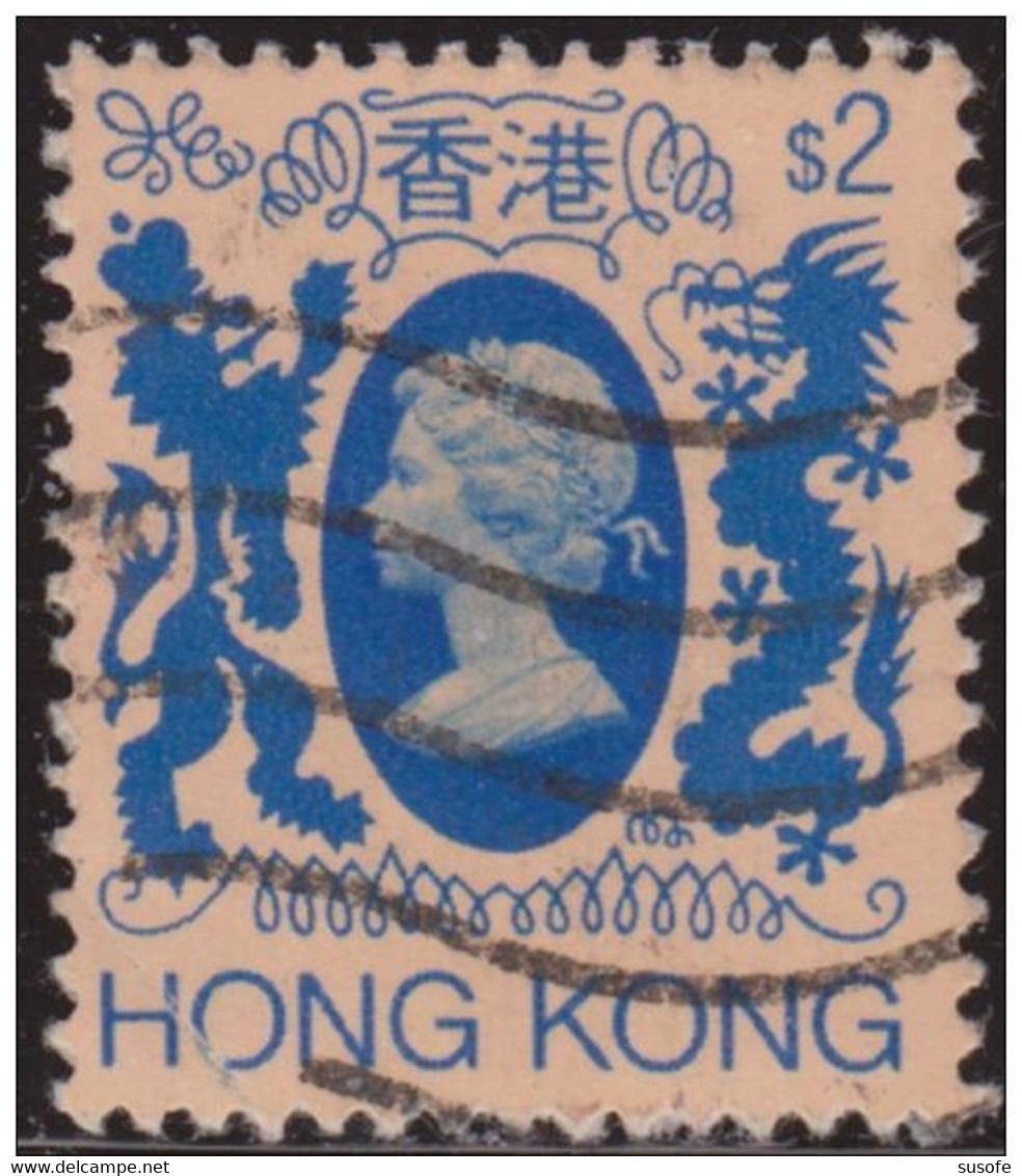 Hong Kong China 1982 Scott 399 Sello º Personajes Reina Isabel II Queen Elizabeth II Michel 399 Yvert 393 Stamps Timbre - Usados