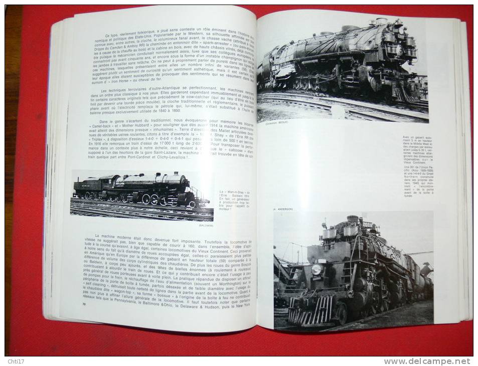 ESTHETIQUE DE LA LOCOMOTIVE A VAPEUR PAR M DOERR EDITIONS VIE DU RAIL 1971 - Railway & Tramway
