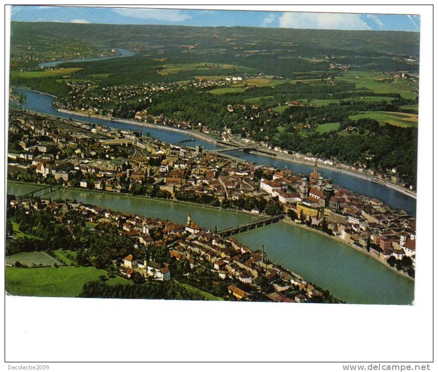 ZS23043 Passau Drei Flusse Stadt Donau Used Perfect Shape Back Scan Available At Request - Passau