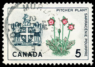 Canada (Scott No. 427i - Province - Newfoundland) (o) Broken Stamen Variety - Oblitérés