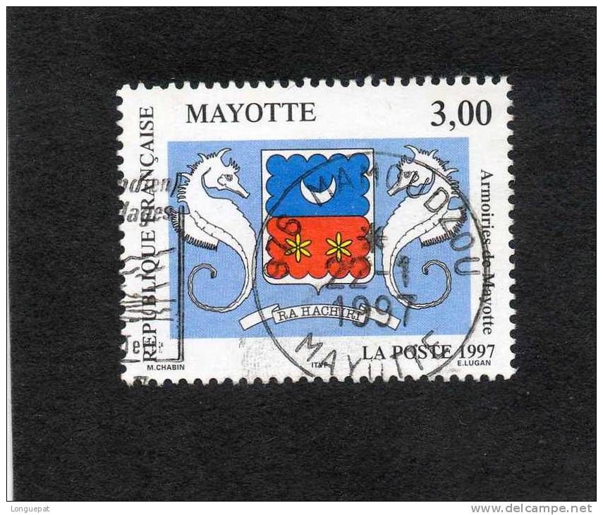MAYOTTE : Armoiries De Mayotte - Gebraucht