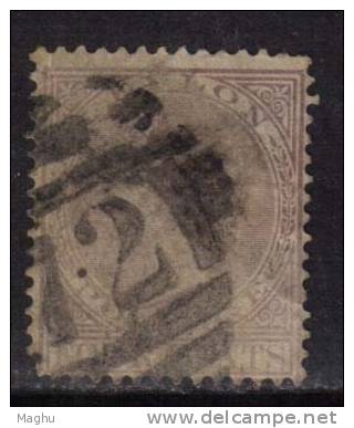 Ceylon Used 1872, 4c Rosy Mauve, Wmk Crown CC - Ceylan (...-1947)