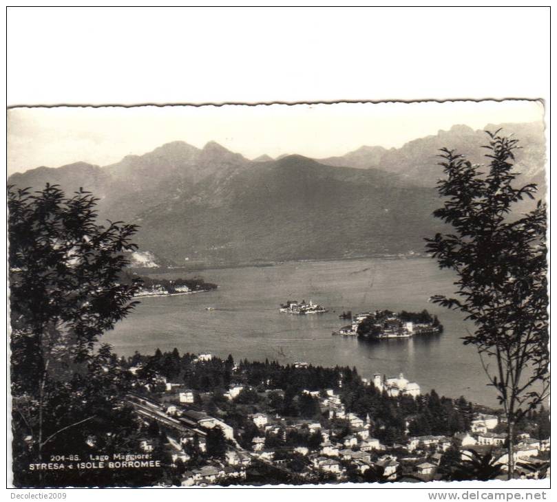 B56190 Lago Maggiore  Stresa Isole Borromee Used Perfect Shape Back Scan Available At Request - Tresa