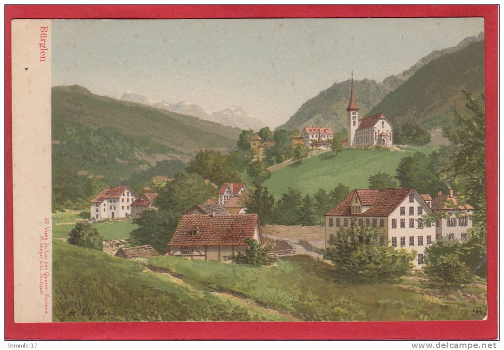 BÜRGLEN, LITHO 1897 / 1905 - Bürglen