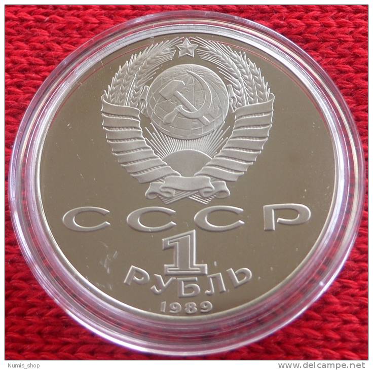 UdSSR - CCCP - 1 Rubel - 1989 - 100 Geb. Von Khamza Niazi - PP - Mit Zertifikat! - Russie