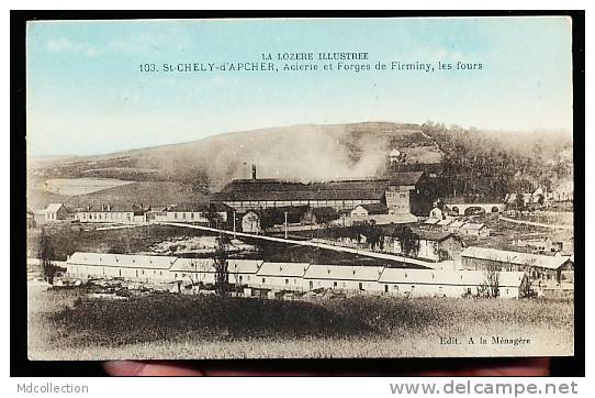 48  SAINT CHELY D'APCHER / Aciérie Et Forges De Firminy, Les Fours / - Saint Chely D'Apcher