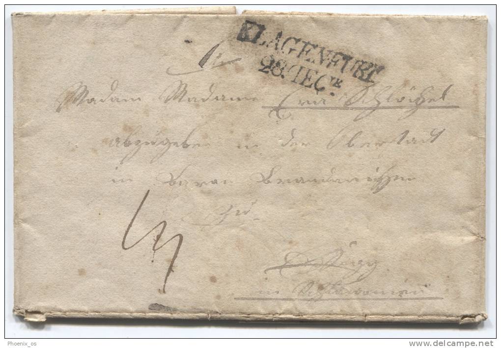 AUSTRIA - Seal KLAGENFURT, Prephilately - ...-1850 Préphilatélie