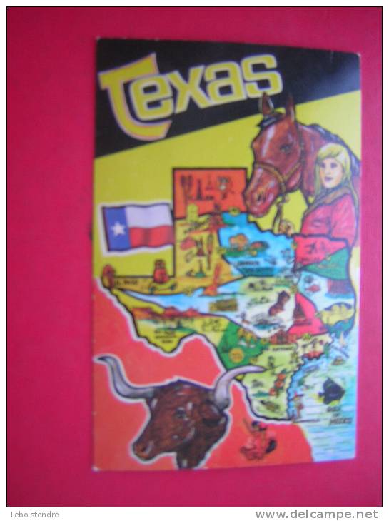 CPM ETATS UNIS  TEXAS  ILLUSTRATION   NON VOYAGEE  PHOTO RECTO / VERSO - Other & Unclassified