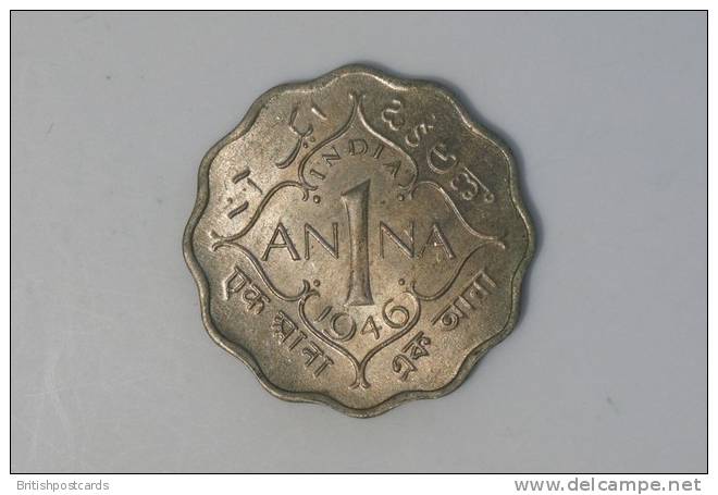 India - George VI - 1 Anna - 1946 - India