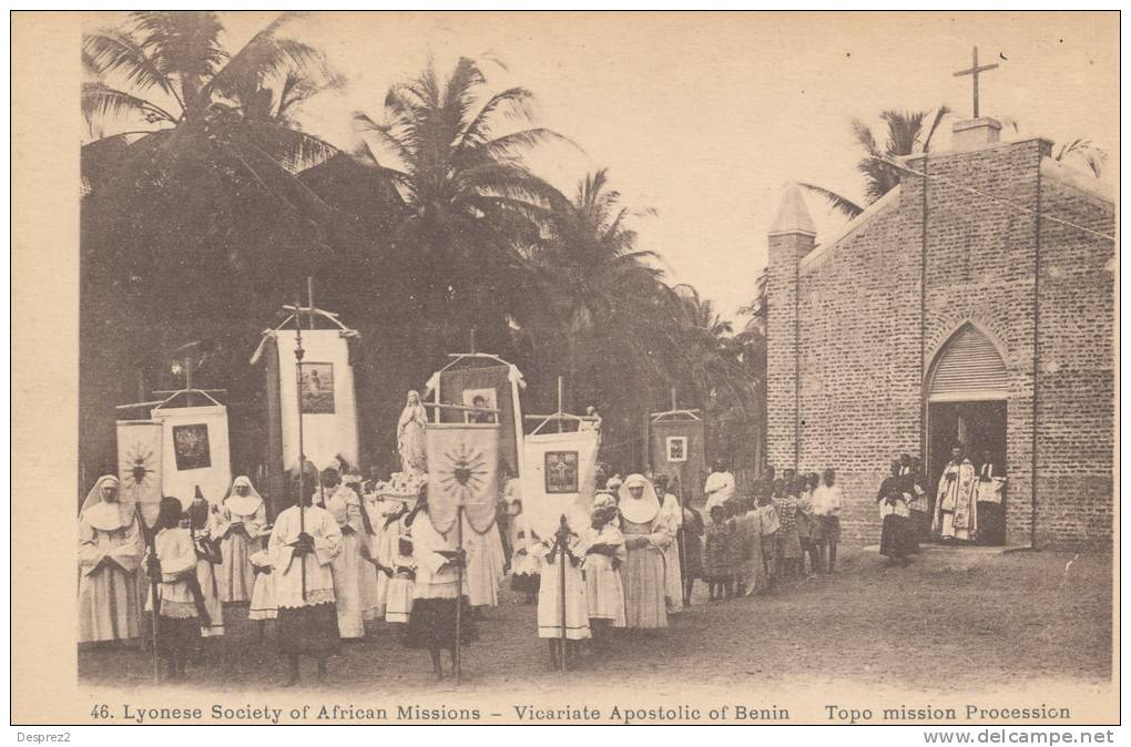 BENIN Cpa Animée Vicariate Apostolic       46 A Michel - Benin