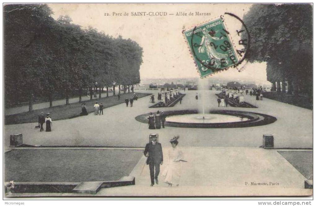 Parc De SAINT-CLOUD - Allée De Marnes - Saint Cloud