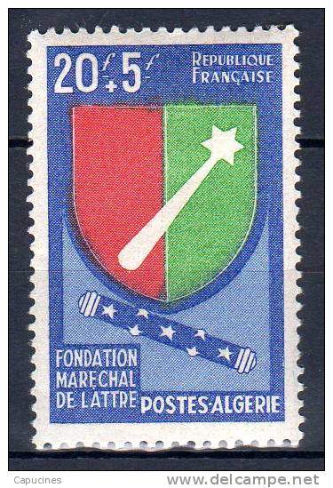 ALGERIE - 1958: "Au Profit De La Fondation Maréchal De Lattre" - N° 352* - Ungebraucht