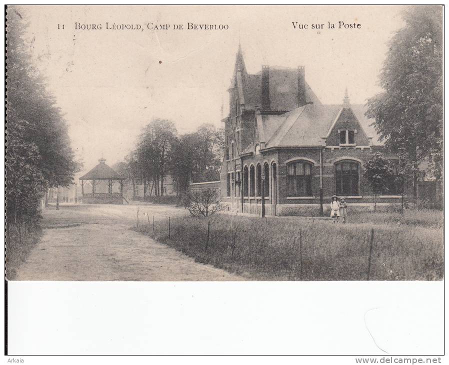 Boung Leopold - Camp De Beverloo - Vue Sur La Poste - Andere & Zonder Classificatie