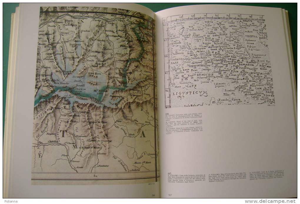 PEN/25 LE GRANDI ALPI NELLA CARTOGRAFIA DEI SECOLI PASSATI Priuli & Verlucca 1974/VAL D´AOSTA/SAVOIA/VALLESE - Topographische Karten