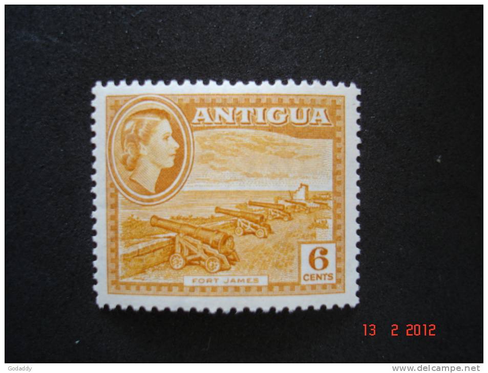 Antigua 1953 Q.Elizabeth II  6 Cents  MH   SG126a - 1858-1960 Crown Colony
