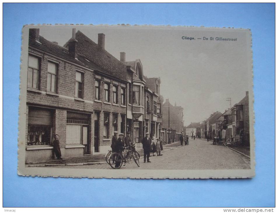 Ma Réf: 54-5.                          CLINGE              De St Gillesstraat   ( Teinte Bistre ). - St-Gilles - St-Gillis