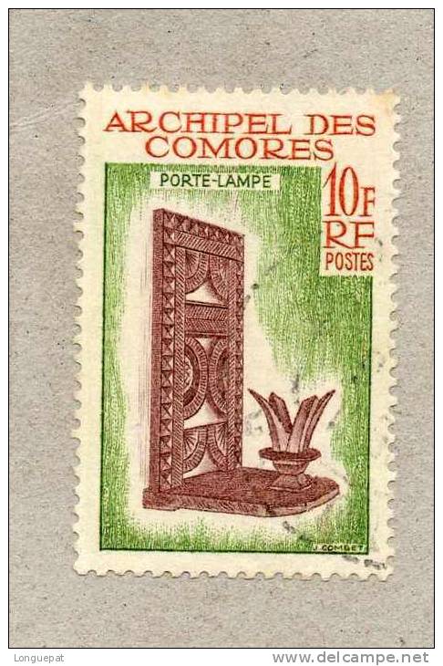 COMORES : Artisanat : Porte-lampe - Tradition - Coutume- - Used Stamps