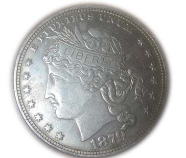Replica U.S. Pattern Morgan Dollar 1879 - 1878-1921: Morgan