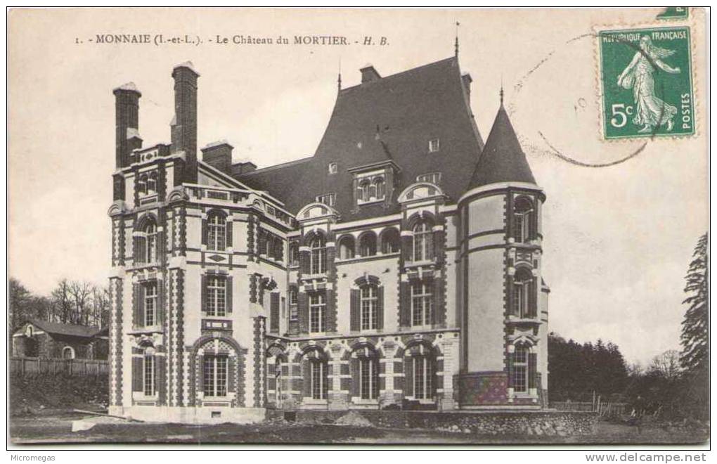 MONNAIE - Le Château Du Mortier - Monnaie