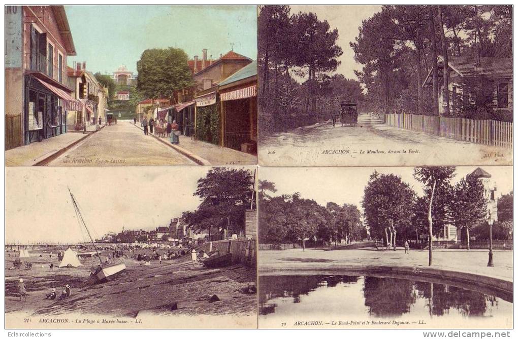 Arcachon  Gironde   Lot De 12 Cartes   Voir Scan - 5 - 99 Cartoline