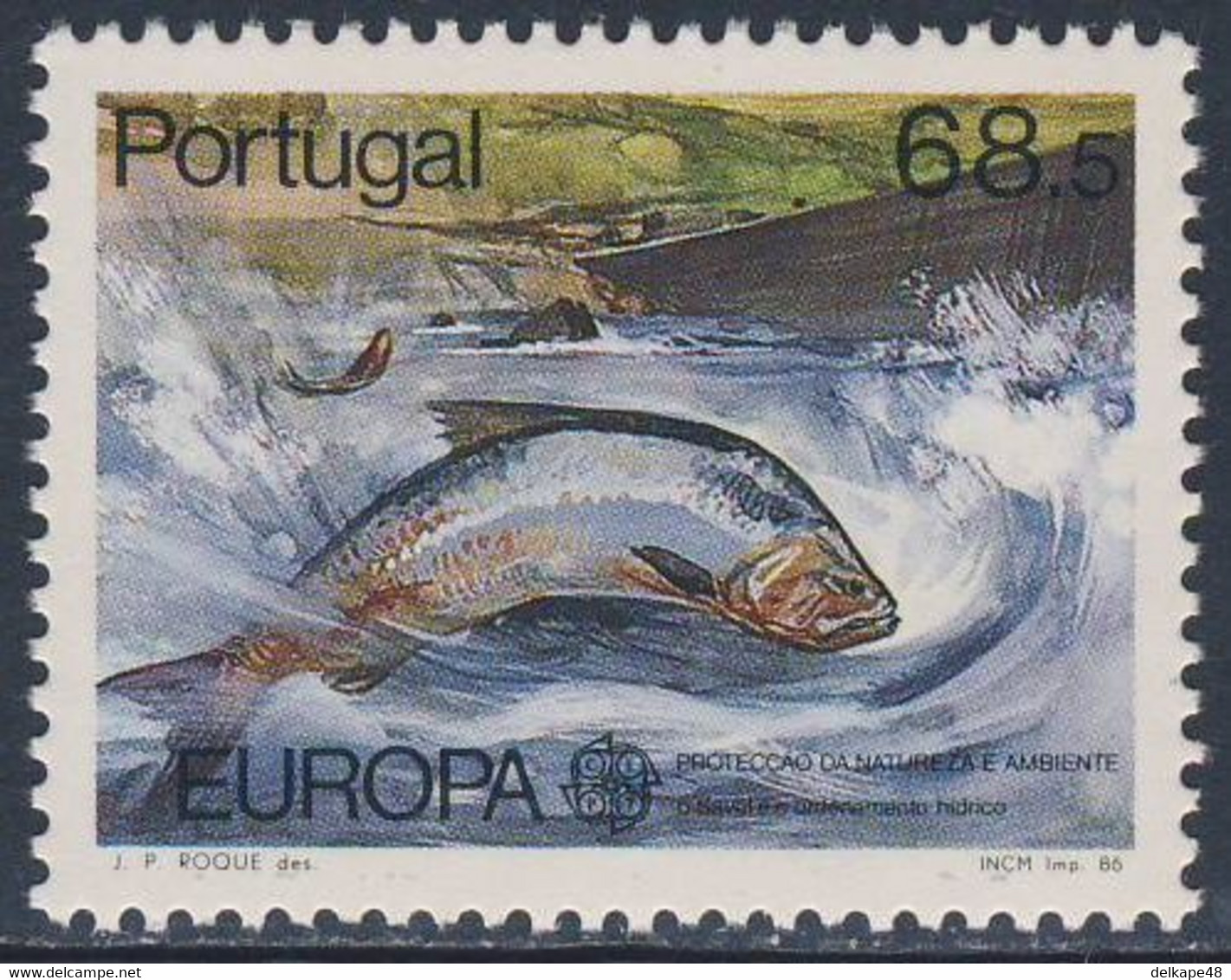 Portugal 1986 Mi 1690 YT 1667 SG 2044 ** Alosa Alosa : Allis Shad / Maifisch / Grande Alose / Elft - Europa Cept - Neufs